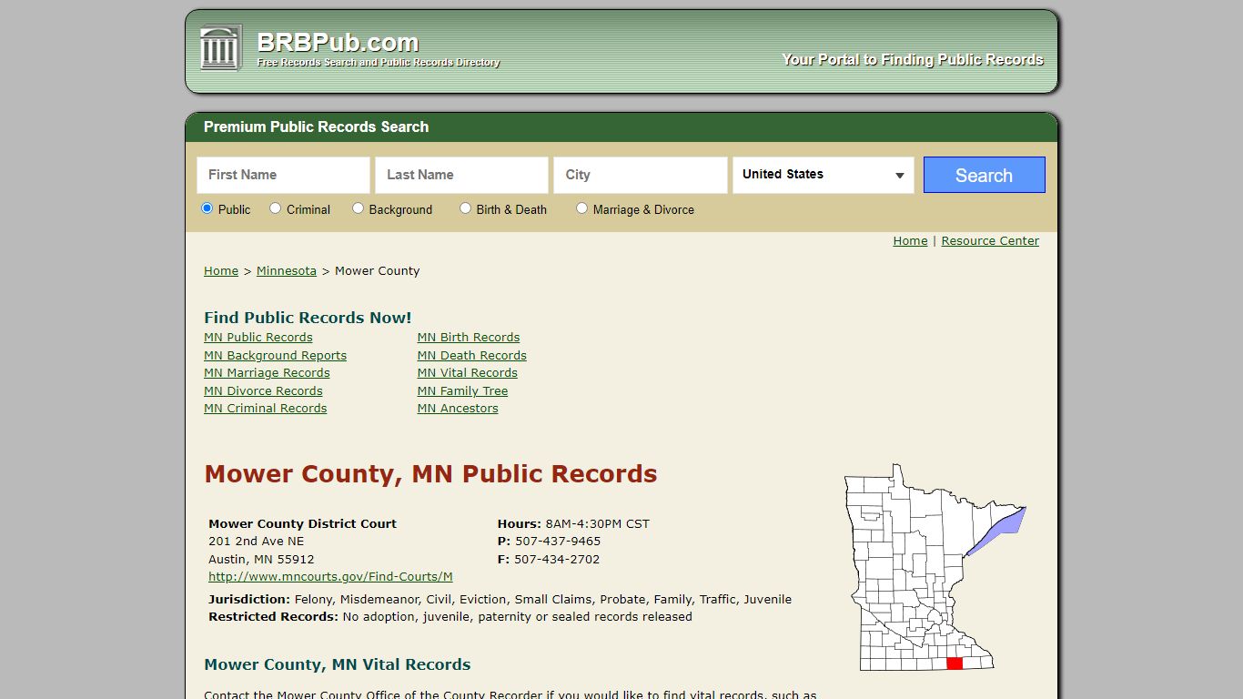 Mower County Public Records | Search Minnesota Government ...